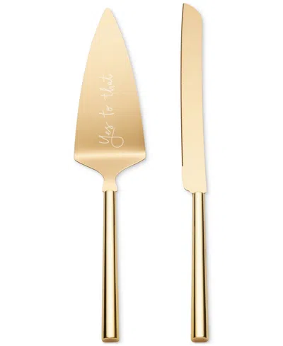 KATE SPADE NEW YORK YES TO THAT 2-PIECE DESSERT SET