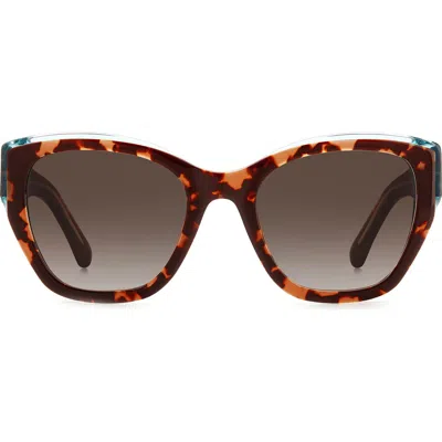 KATE SPADE KATE SPADE NEW YORK YOLANDA 51MM POLARIZED GRADIENT CAT EYE SUNGLASSES
