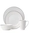 Kate Spade New York York Avenue 4pc Place Setting In White