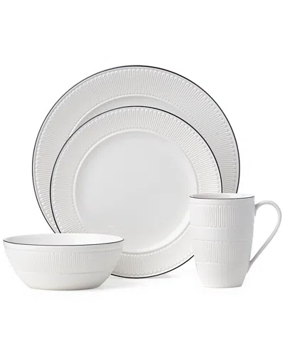 Kate Spade New York York Avenue 4pc Place Setting In White