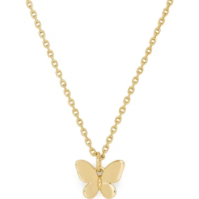 Kate Spade New York You're A Gem Butterfly Pendant Necklace In Gold