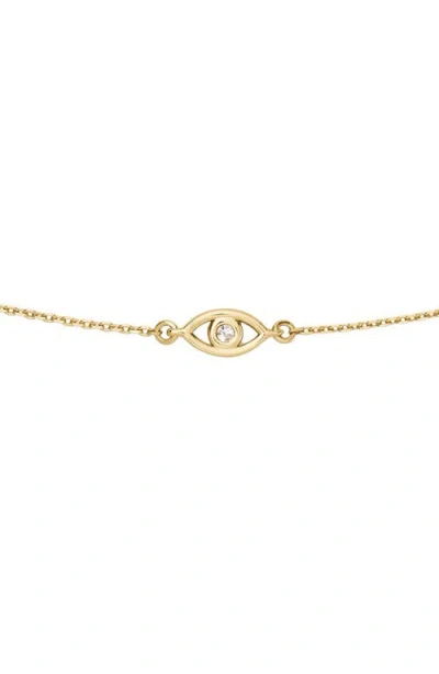 Kate Spade New York You're A Gem Evil Eye Bracelet In Gold