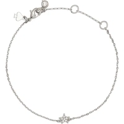 Kate Spade New York You're A Gem Mini Star Pavé Bracelet In Metallic