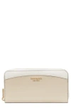 Kate Spade New York Zac Leather Wallet In Brown
