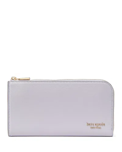 Kate Spade New York Zip Around Continental Wallet In Lavender C