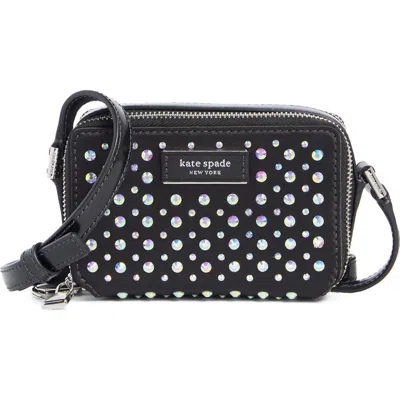 Kate Spade New York Zip Micro Crossbody Bag In Black