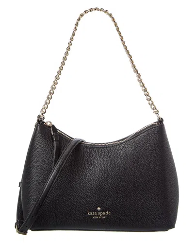 Kate Spade New York Zippy Leather Crossbody In Black