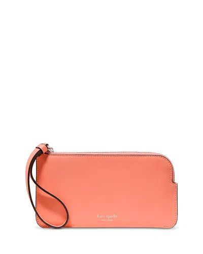 Kate Spade New York Zippy Smooth Wristlet In Pink