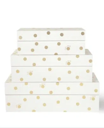 Kate Spade New Yorks Gold Dot Collection In Gold-tone Dot With Script