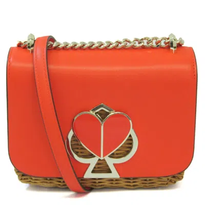 Kate Spade Nicola Orange Leather Shopper Bag ()