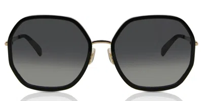 Kate Spade Nicola/g/s Rhl/9o Occhiali Da Sole Neri Per Donna In Black