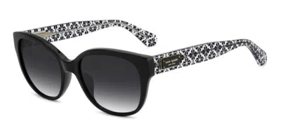 Kate Spade Ninna 2/s 807/9o Occhiali Da Sole Neri Per Donna In Black