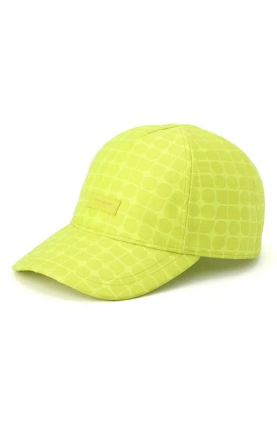 Kate Spade Noel Baseball Hat In Yellow