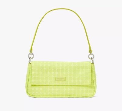 Kate Spade Noel Jacquard Convertible Crossbody In Green