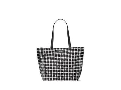 Kate Spade Noel Printed Fabric Large Tote Tote Handbags Black Multi: One Size
