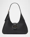 Kate Spade New York Nouveau Pebbled Small Shoulder Bag In Black
