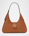 Kate Spade Nouveau Pebbled Leather Shoulder Bag In Cavern Clay