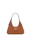 Kate Spade Nouveau Pebbled Leather Shoulder Bag In Cavern Clay