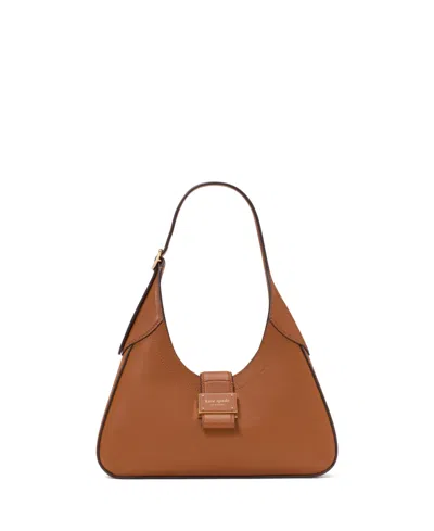 Kate Spade Nouveau Pebbled Leather Shoulder Bag In Cavern Clay