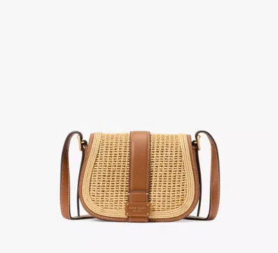 Kate Spade Nouveau Straw Mini Saddle Bag