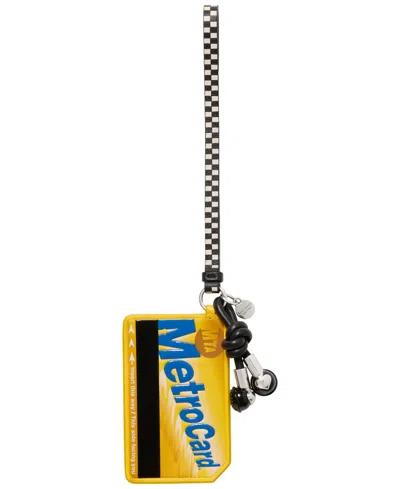 Kate Spade Nyc Metro Card Bag Charm In Yellow
