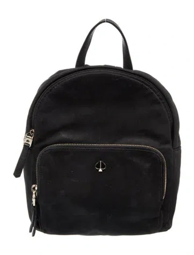 Pre-owned Kate Spade Nylon Backpack In Black