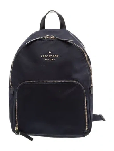 Pre-owned Kate Spade Nylon Backpack In Blue
