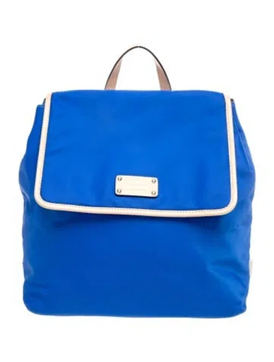 Pre-owned Kate Spade Nylon Backpack In Blue