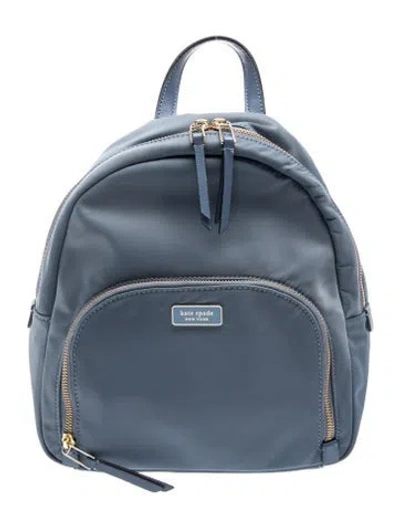 Pre-owned Kate Spade Nylon Backpack In Blue