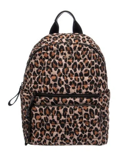 Pre-owned Kate Spade Nylon Backpack In Brown
