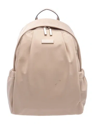 Pre-owned Kate Spade Nylon Backpack In Neutrals