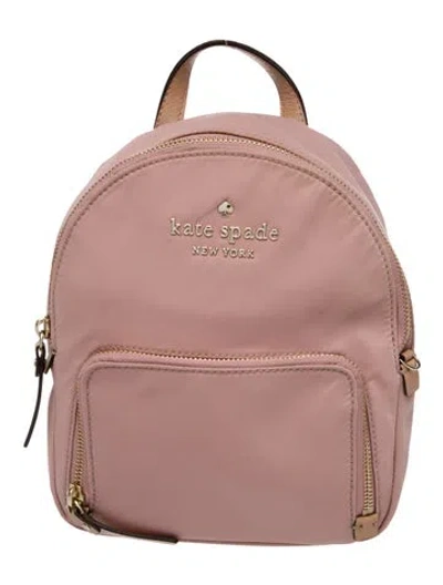 Pre-owned Kate Spade Nylon Backpack In Pink