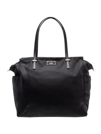 Pre-owned Kate Spade Nylon Belt Bag In Black
