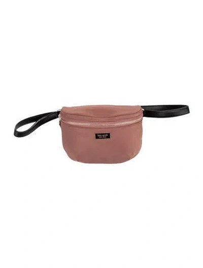 Pre-owned Kate Spade Nylon Belt Bag In Neutral