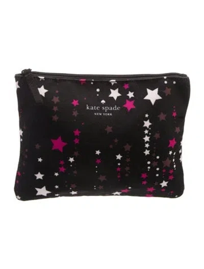 Pre-owned Kate Spade Nylon Clutch In Black