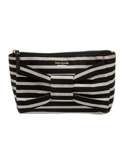 Pre-owned Kate Spade Nylon Clutch In Black