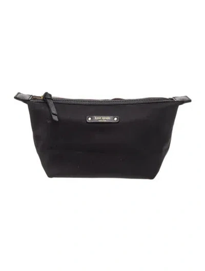 Pre-owned Kate Spade Nylon Clutch In Black