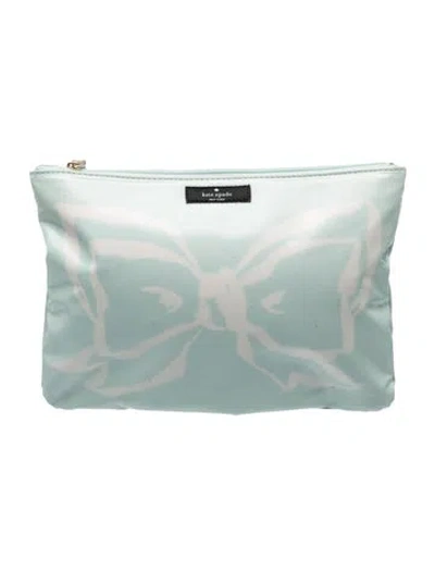 Pre-owned Kate Spade Nylon Clutch In Blue