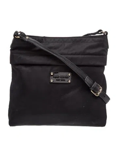 Pre-owned Kate Spade Nylon Crossbody Bag In Black