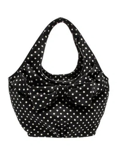 Pre-owned Kate Spade Nylon Hobo In Black