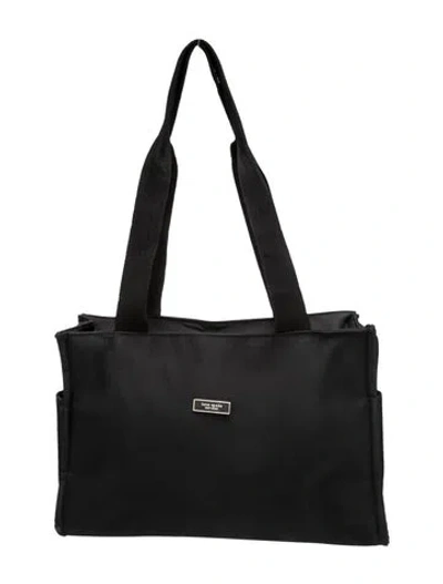 Pre-owned Kate Spade Nylon Messenger Bag In Black