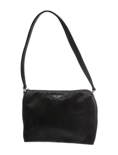 Pre-owned Kate Spade Nylon Shoulder Bag In Black