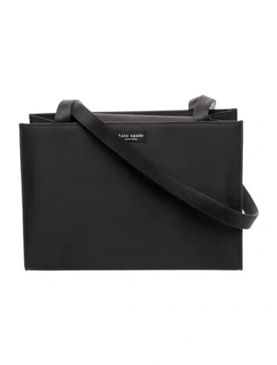Pre-owned Kate Spade Nylon Shoulder Bag In Black