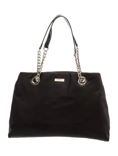 Pre-owned Kate Spade Nylon Shoulder Bag In Black