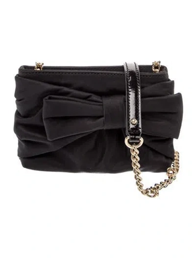 Pre-owned Kate Spade Nylon Shoulder Bag In Black