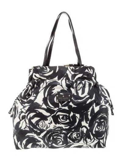 Pre-owned Kate Spade Nylon Shoulder Bag In Black