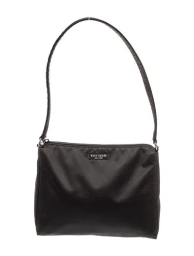 Pre-owned Kate Spade Nylon Shoulder Bag In Black