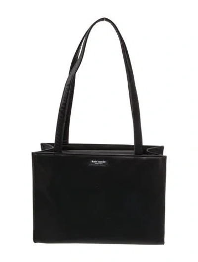 Pre-owned Kate Spade Nylon Shoulder Bag In Black