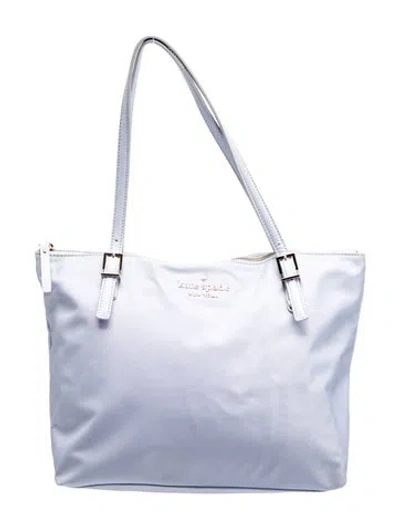 Pre-owned Kate Spade Nylon Shoulder Bag In Blue