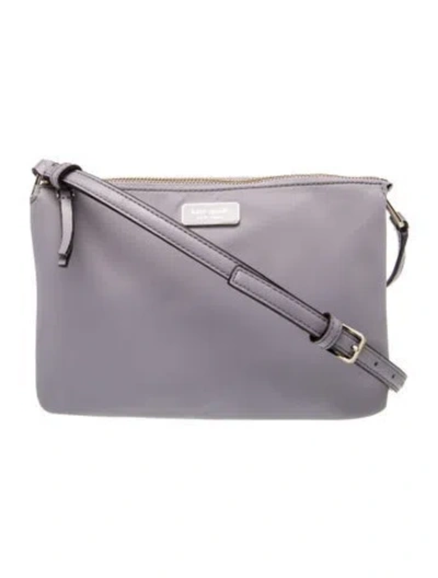 Pre-owned Kate Spade Nylon Shoulder Bag In Purple